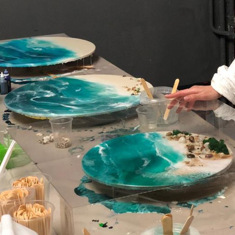 ������ ������ �� ����� ��������� ����������� � ������� Resin Art